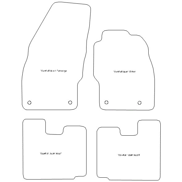 Vauxhall Adam Car Mats